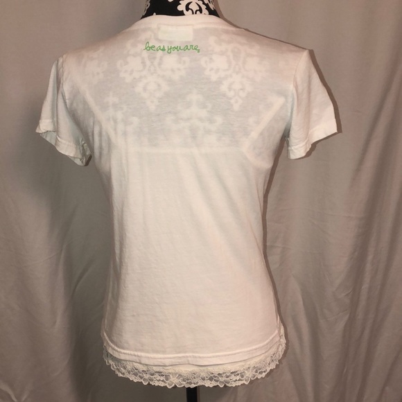 Drinky-Poo~WhiteT-Shirt with Pink Martin glass~Lg - Picture 2 of 5